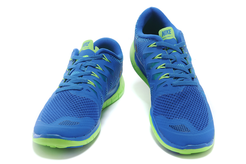 nouvelle Nike Free 5.0 plus les hommes bleu-vert (3)